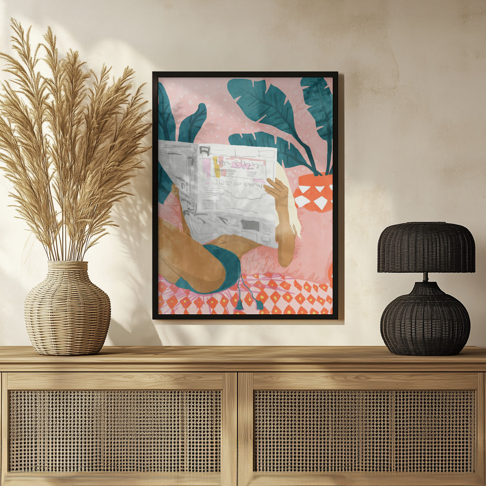 Plakat - Bohemian Morning News Art Print