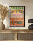Plakat - New Orleans Louisiana Vintage Travel - The Whiskey Ginger