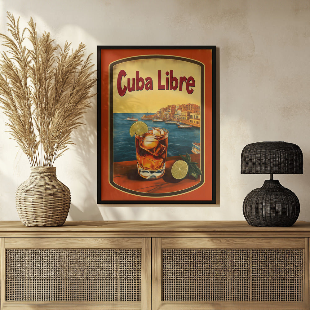 Plakat - Cuba Libre Vintage Commercial