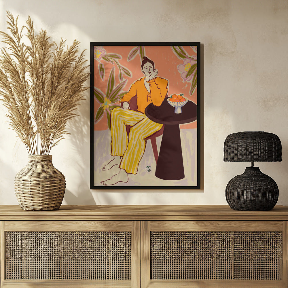Plakat - Woman With Oranges - Admen.dk