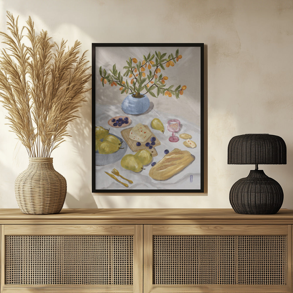 Poster - Gin and Tonic In the Afternoon Sun Illustration