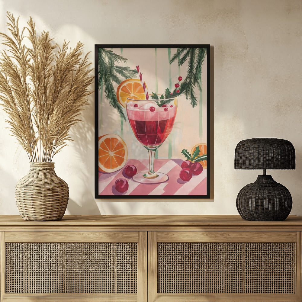 Poster - Christmas Red Cocktail