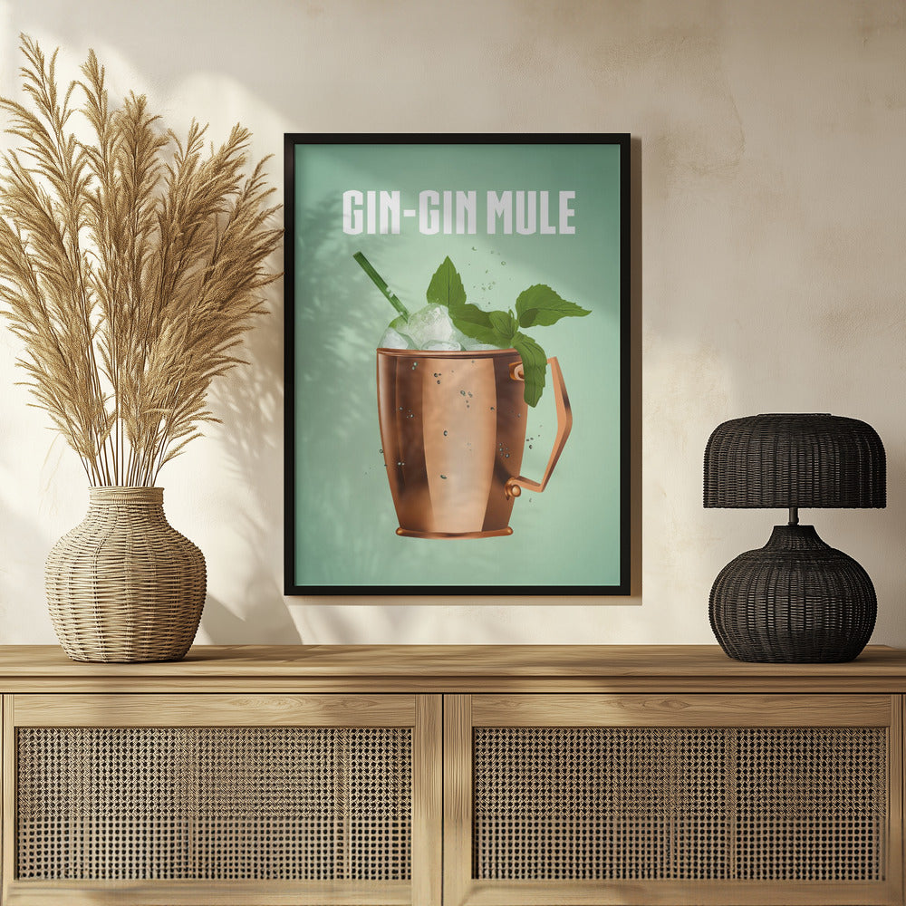 Plakat - Gin Gin Mule Copper