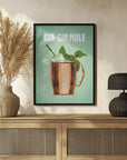Plakat - Gin Gin Mule Copper