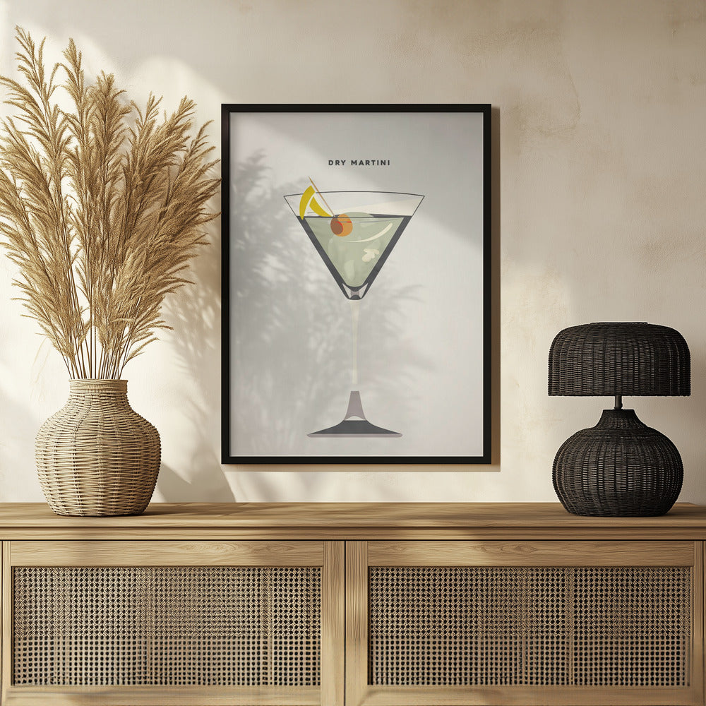 Plakat - Dry Martini