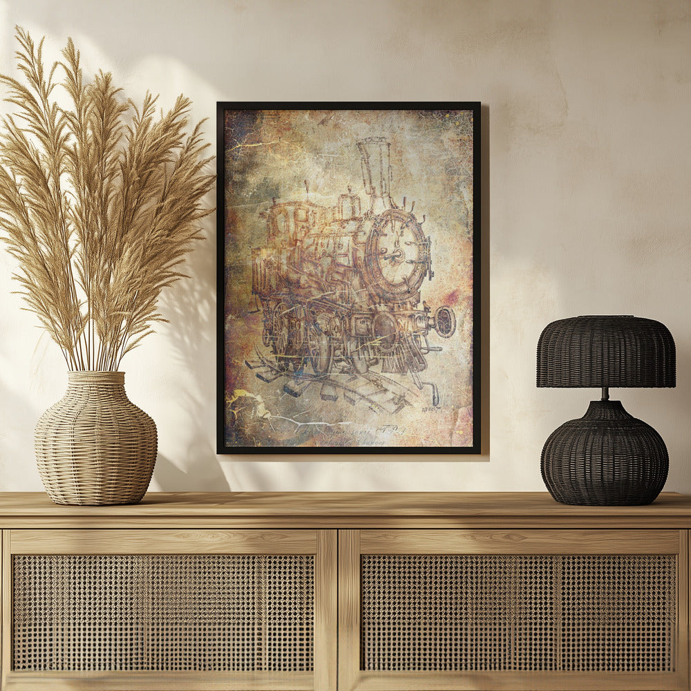 Plakat - Surreal Art Vintage Style 4