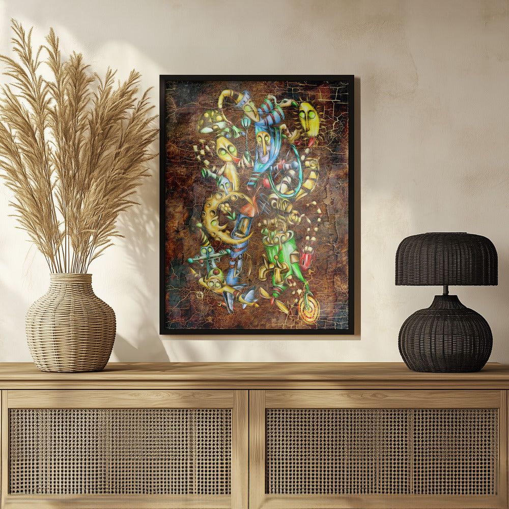 Plakat - Surreal Art Vintage Style 17