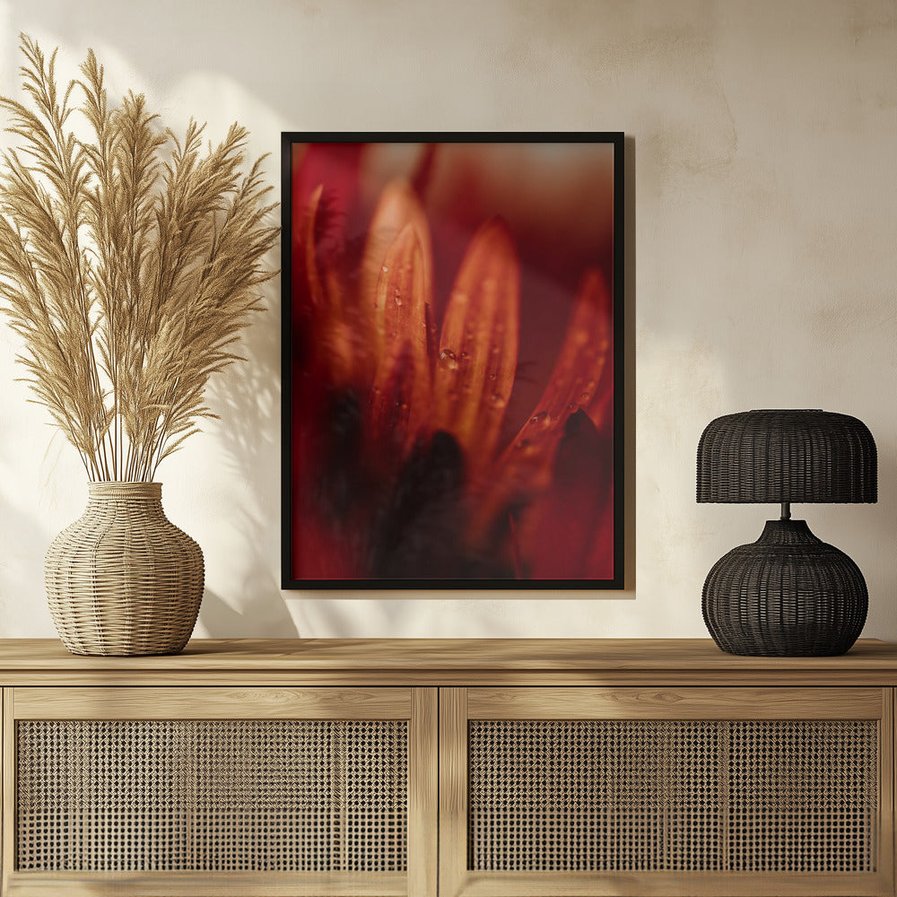 Plakat - Red Flowers 17