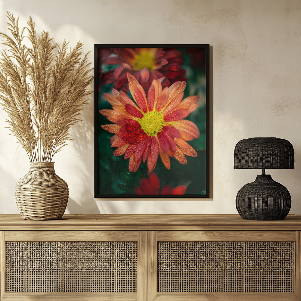 Plakat - Red Flowers 34 - Admen.dk