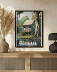Plakat - Bayous  i Louisiana - Thomas Chedeville