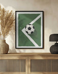 Plakat - Soccer Ball Corner