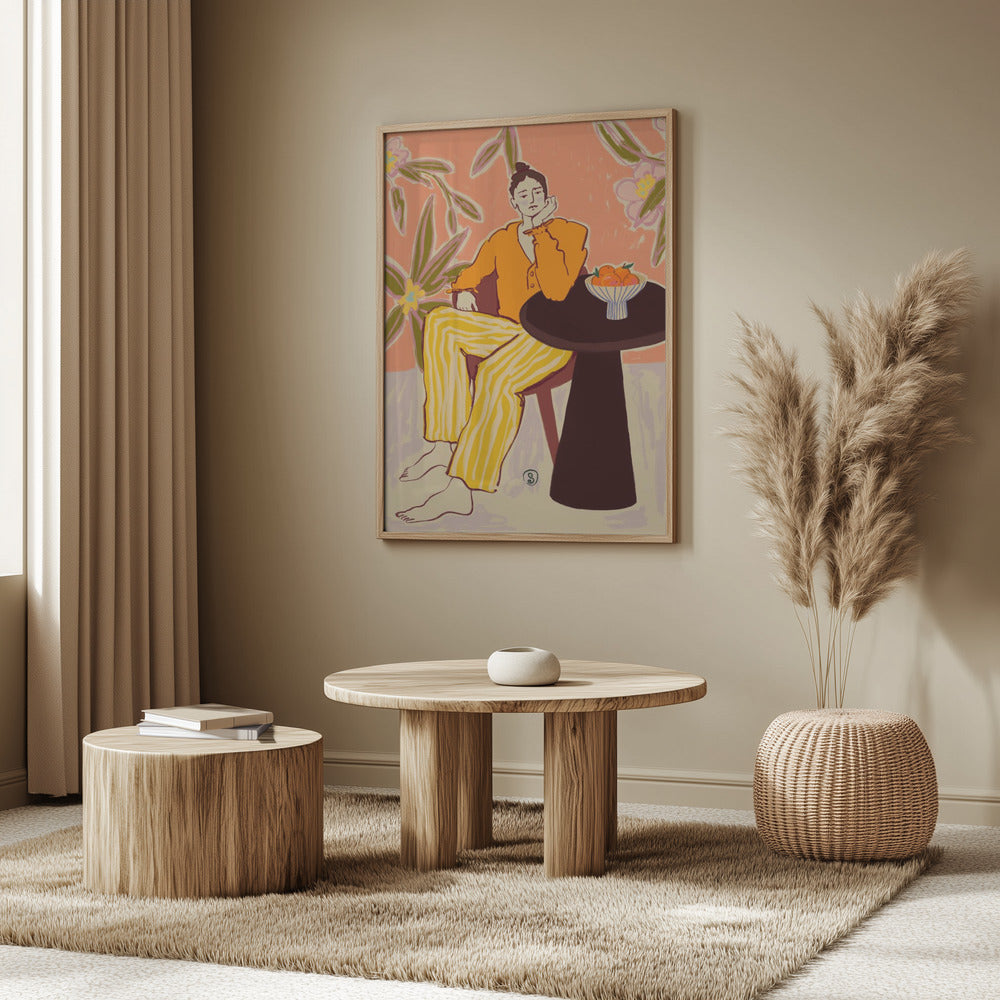 Plakat - Woman With Oranges - Admen.dk