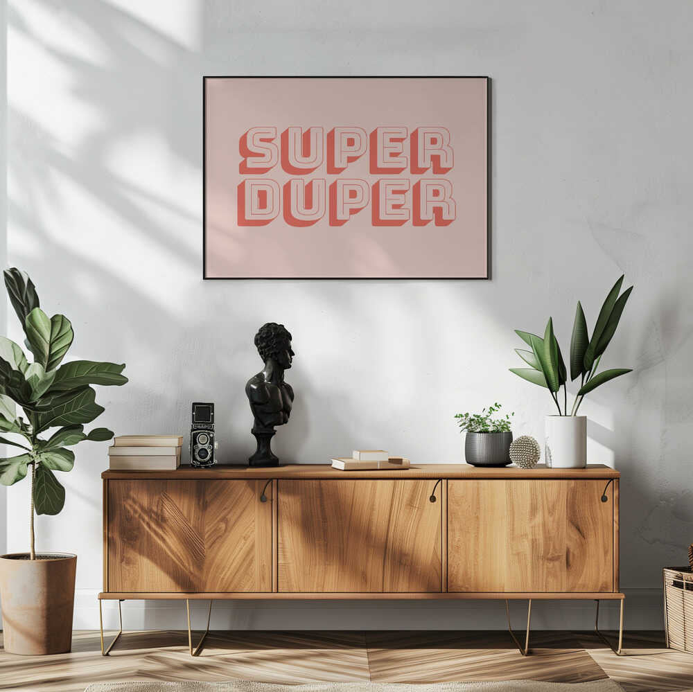 Plakat - Retro Super Duper