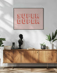 Plakat - Retro Super Duper