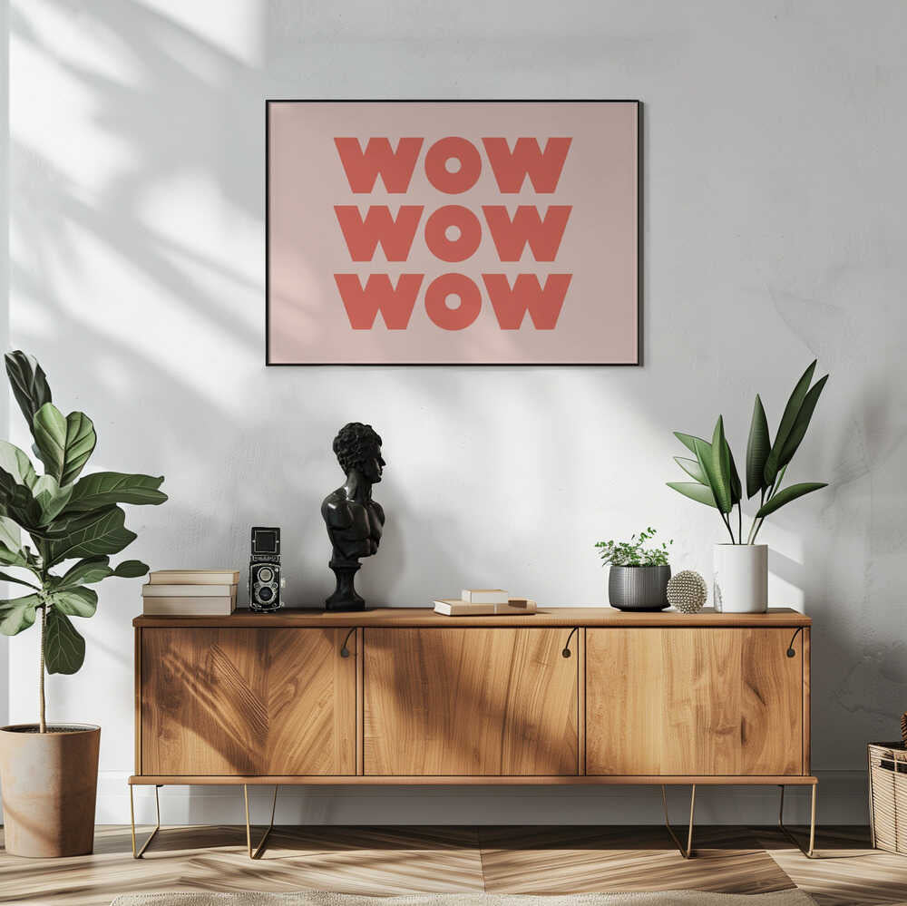 Plakat - Modern Wow Statement