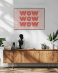 Plakat - Modern Wow Statement