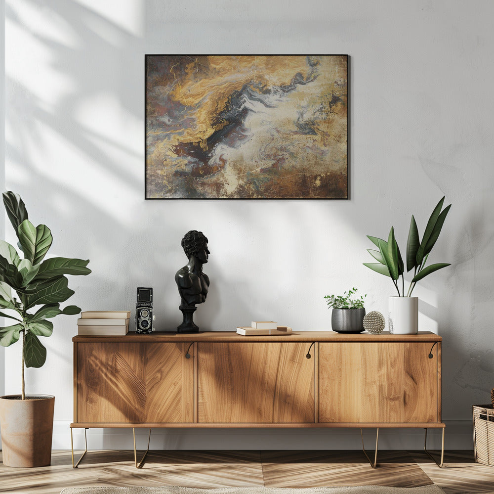 Plakat - Abstract Marble Art Illustration 03