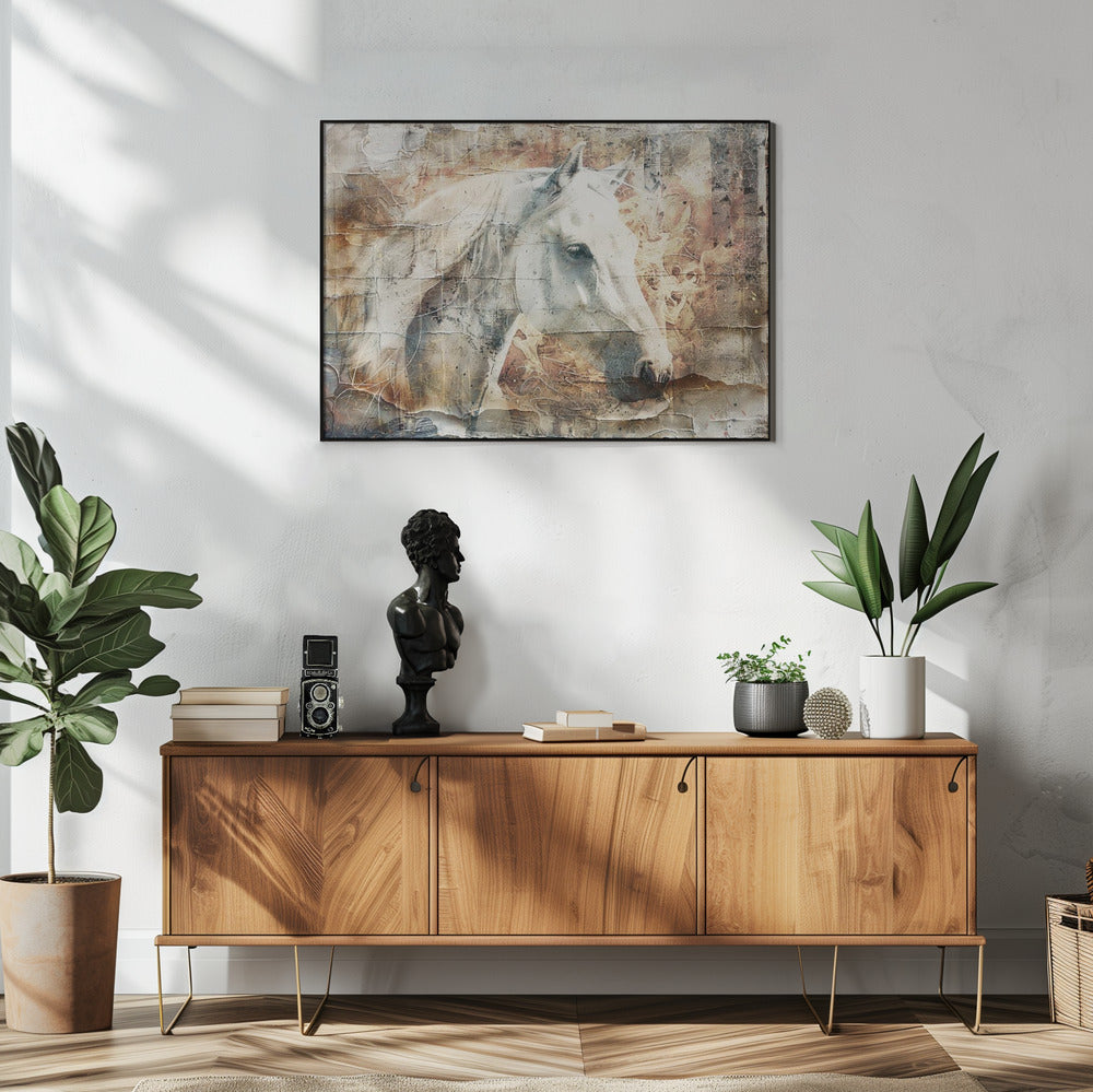 Plakat - Horse Animal Vintage Art Illustration Wallart 06
