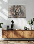 Plakat - Tiger Animal Vintage Art Illustration Wallart 15