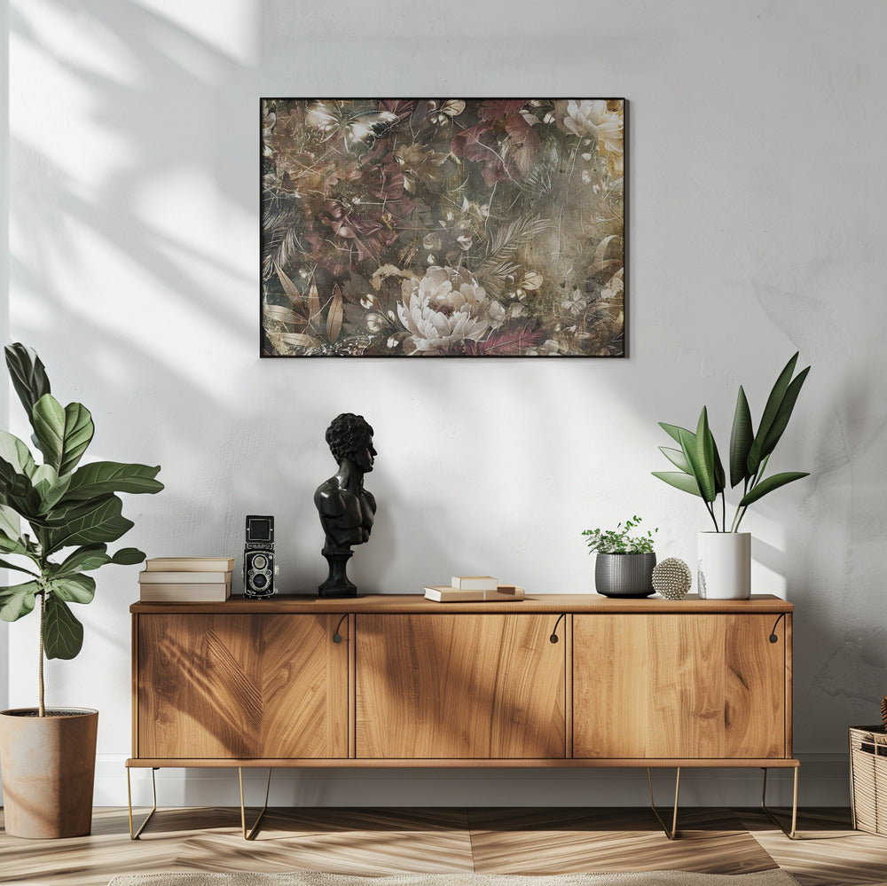 Plakat - Flower Floral Art Illustration Wallart 058