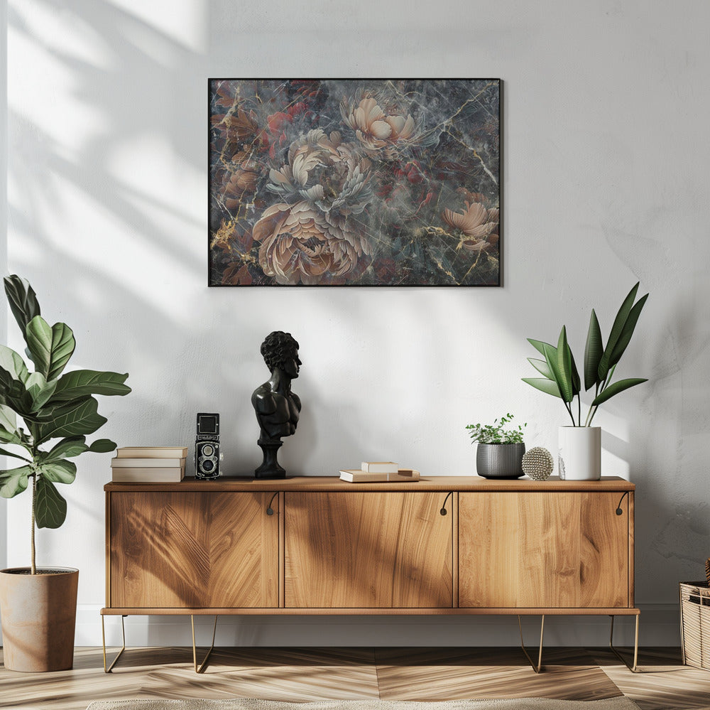 Plakat - Flower Floral Art Illustration Wallart 098