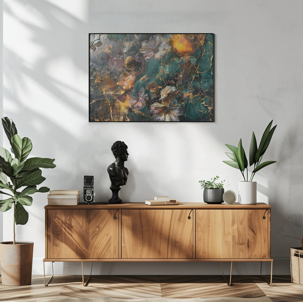 Plakat - Flower Floral Art Illustration Wallart 101