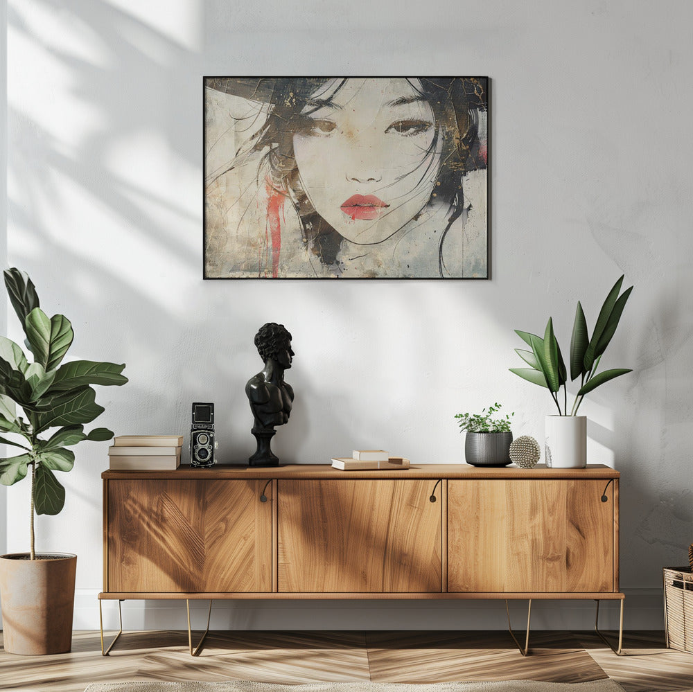 Poster - Japan Ink Art Illustration Wallart 17
