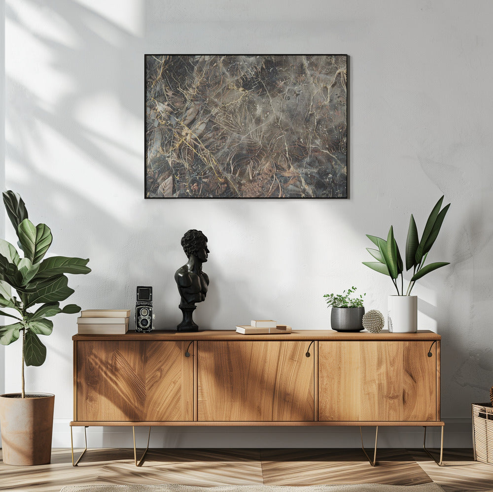 Plakat - Jungle Leaves Art Illustration Wallart 08
