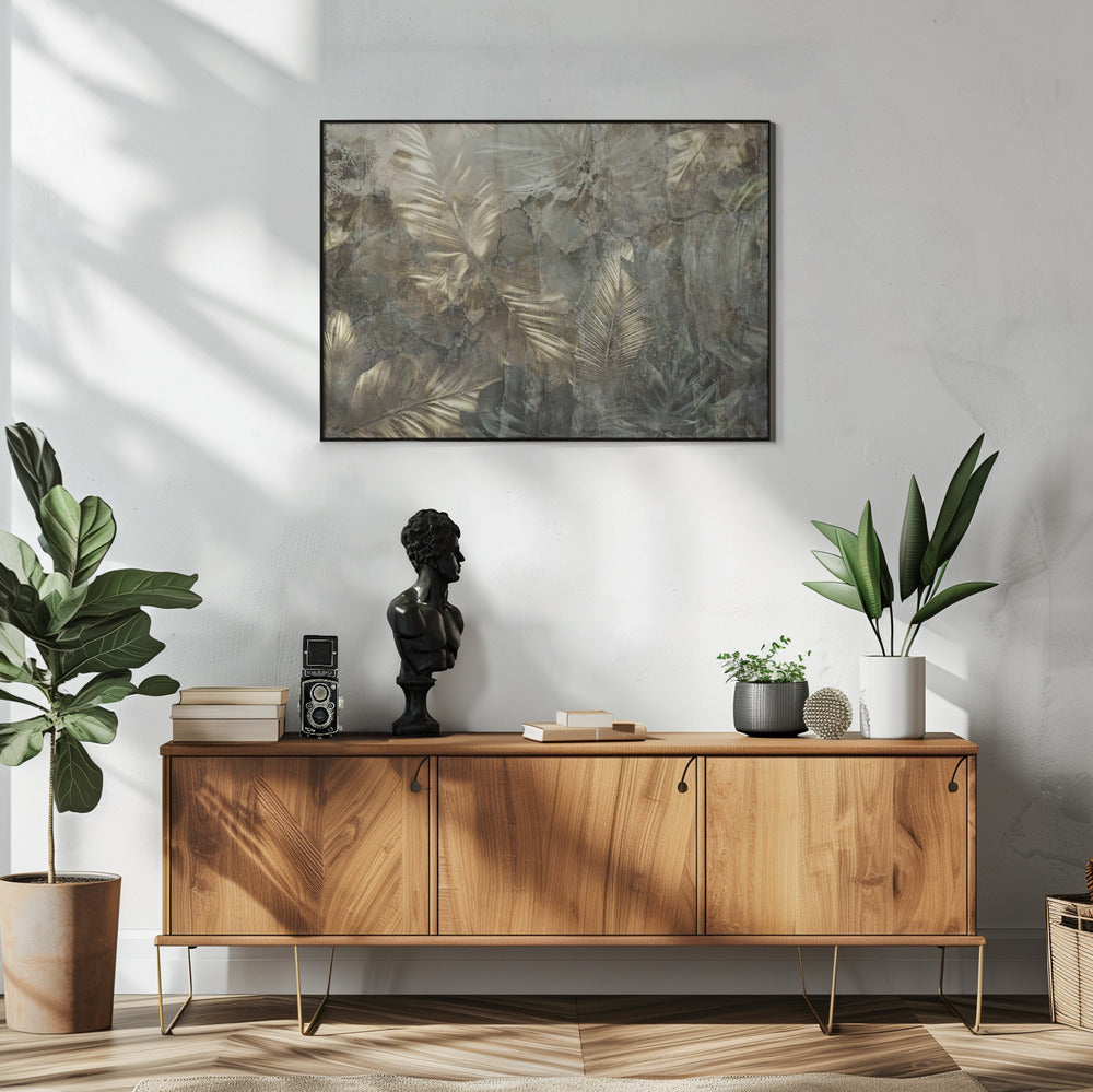 Plakat - Jungle Leaves Art Illustration Wallart 12
