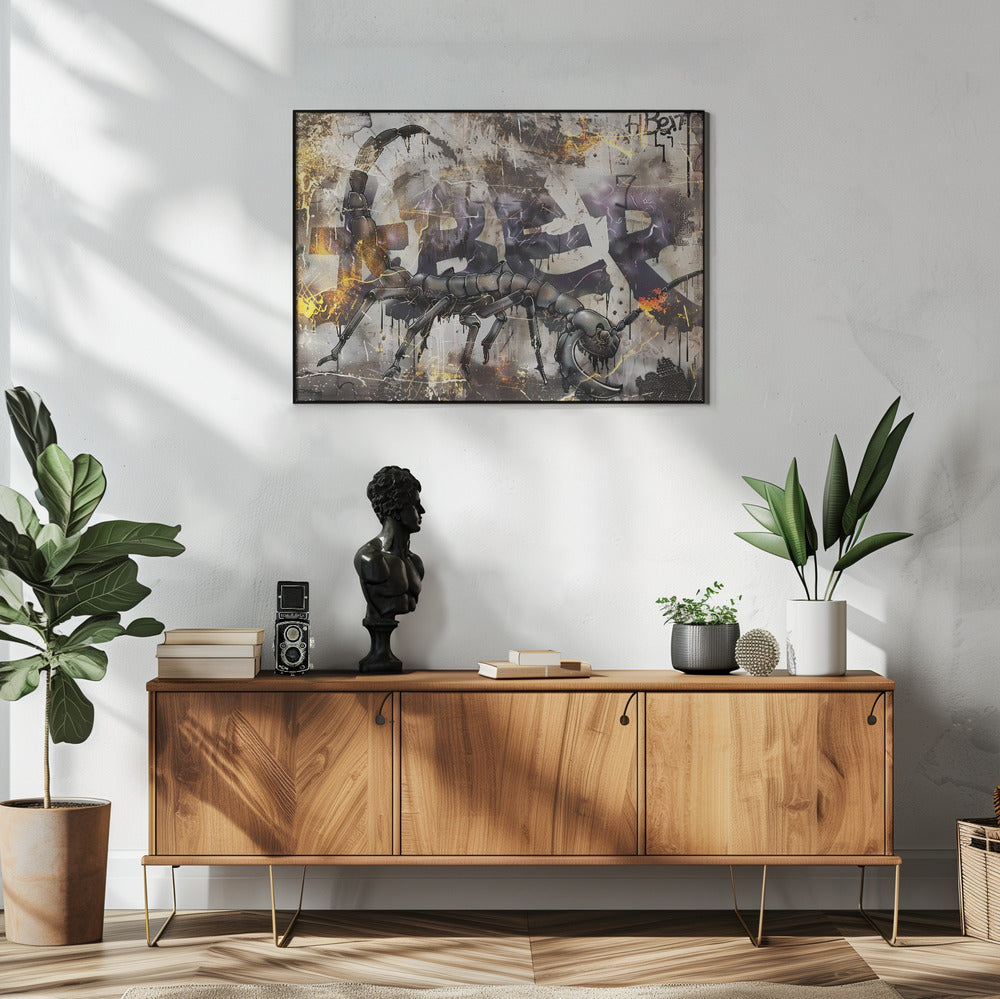 Plakat - Surreal Fable Abstract Art Illustration Wallart 017