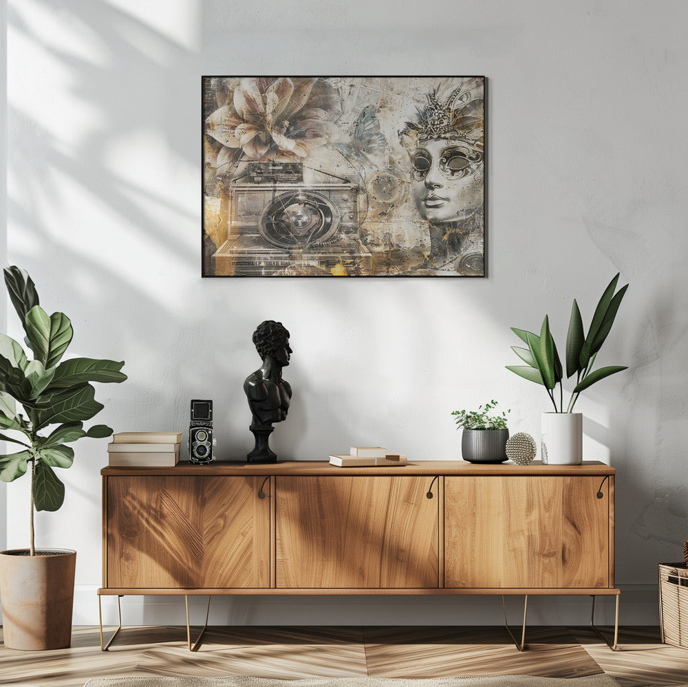 Plakat - Surreal Fable Abstract Art Illustration Wallart 055