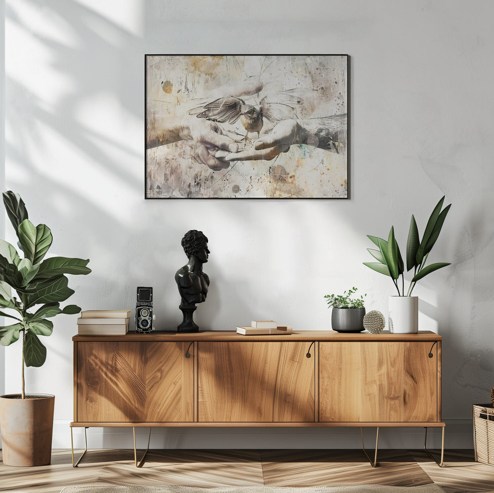Plakat - Surreal Fable Abstract Art Illustration Wallart 057