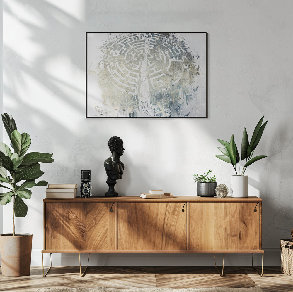 Plakat - Surreal Fable Abstract Art Illustration Wallart 064