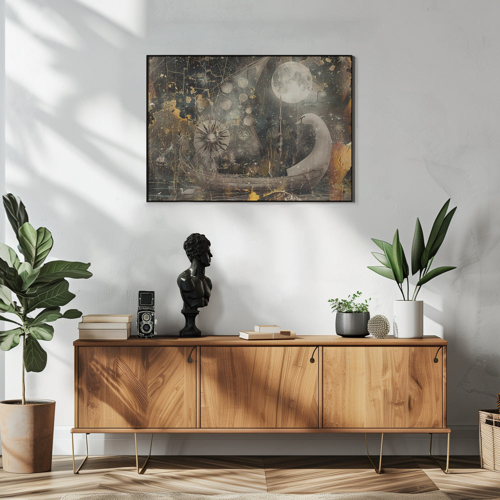 Plakat - Surreal Fable Abstract Art Illustration Wallart 067