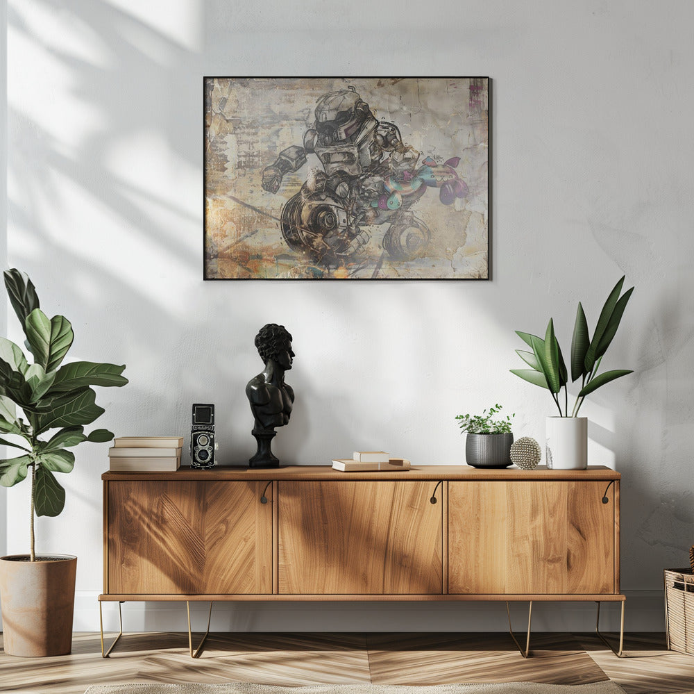 Plakat - Surreal Fable Abstract Art Illustration Wallart 088