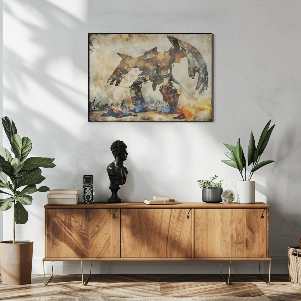 Plakat - Surreal Fable Abstract Art Illustration Wallart 095