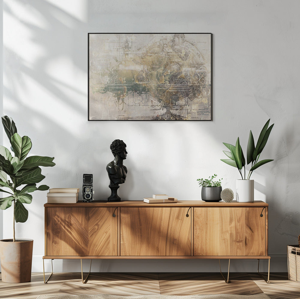 Plakat - Surreal Fable Abstract Art Illustration Wallart 103