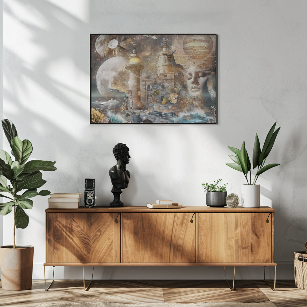 Plakat - Surreal Fable Abstract Art Illustration Wallart 116