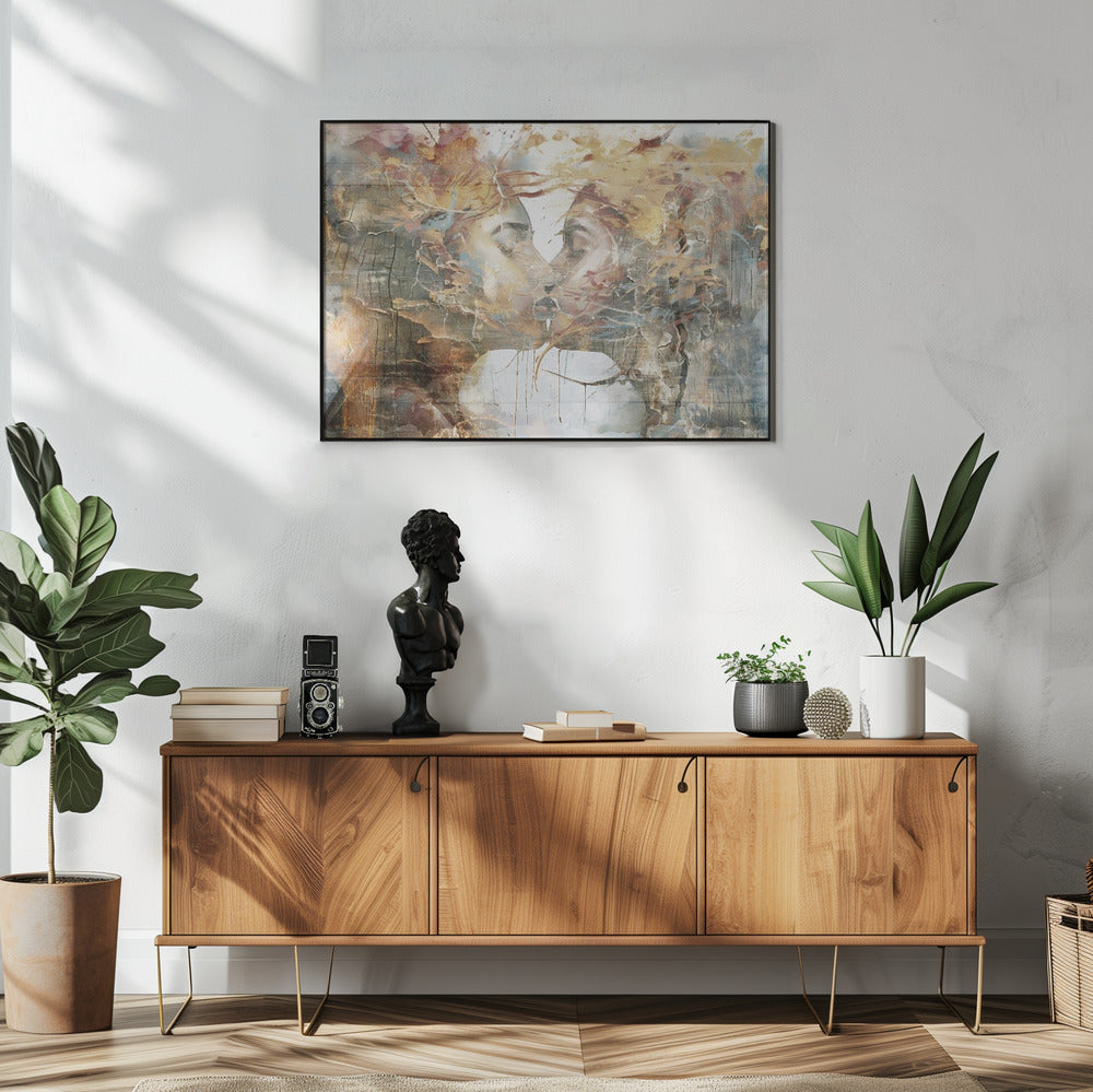 Plakat - Woman Portrait Abstract Art Illustration Wallart 38