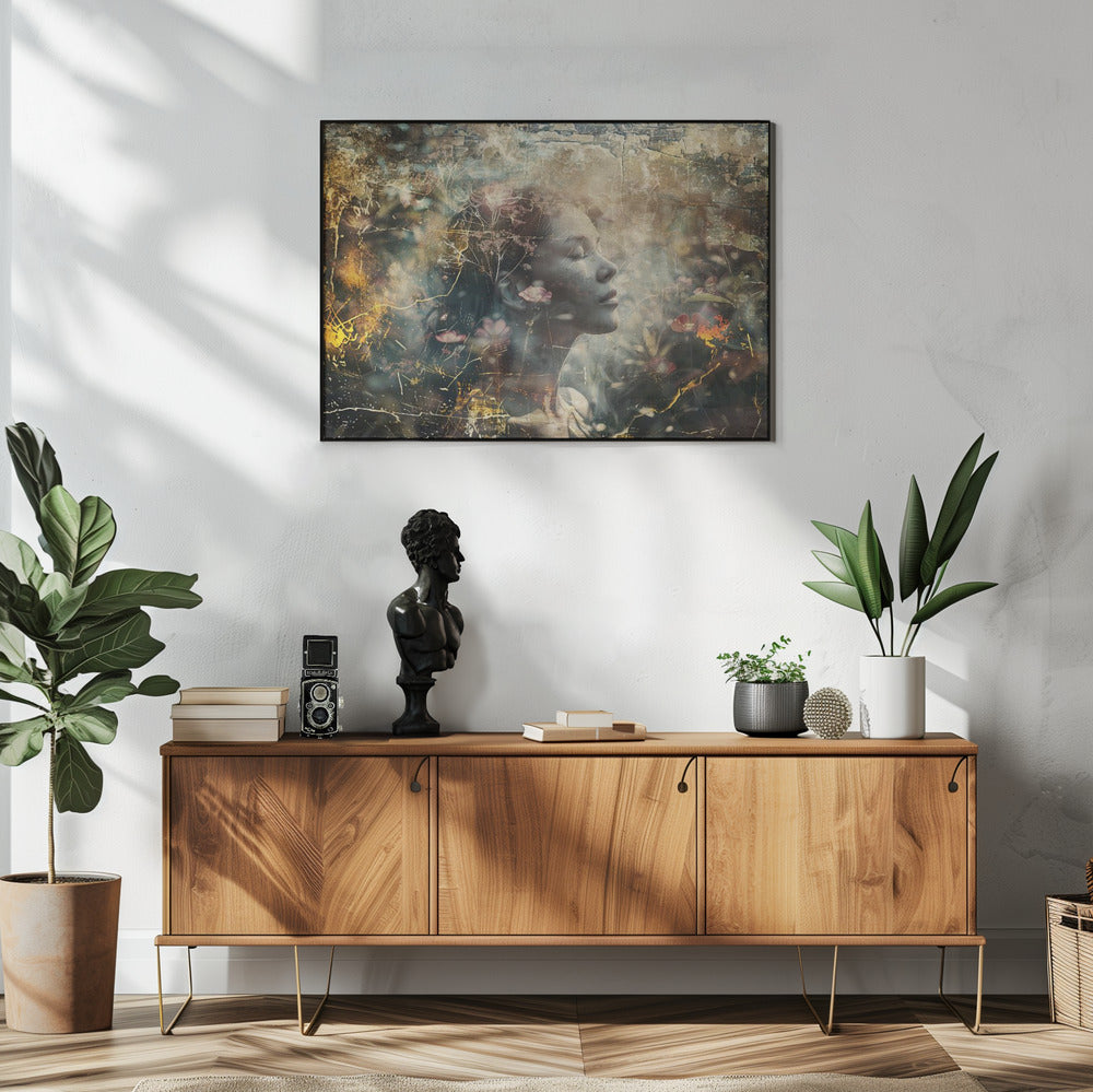 Plakat - Woman Portrait Abstract Art Illustration Wallart 49