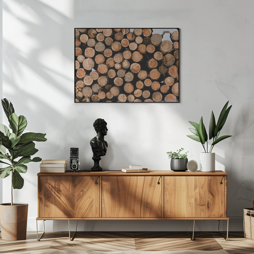 Plakat - Wood Logs 03