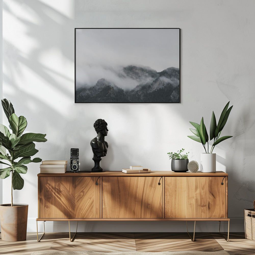 Plakat - Foggy Mountains 16