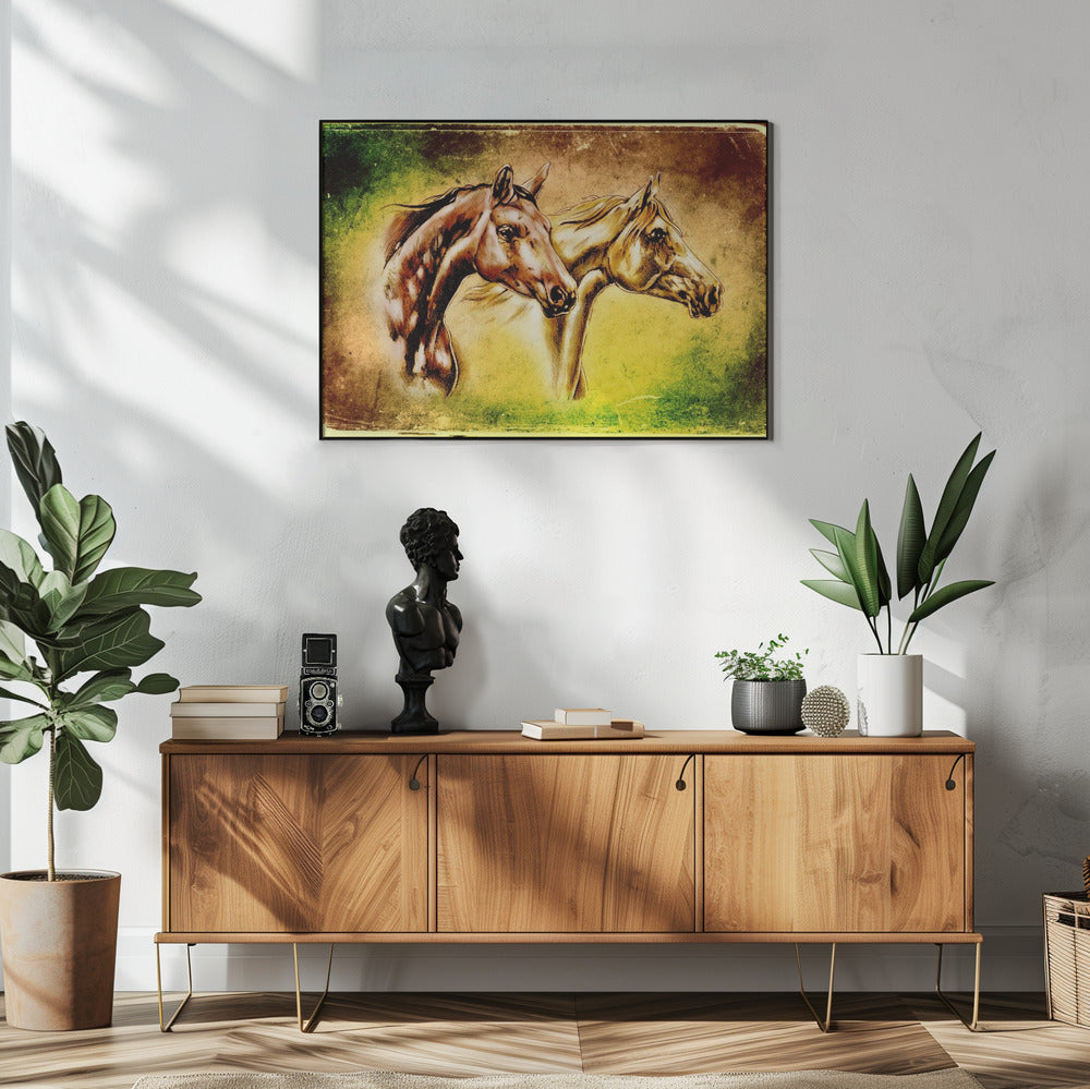 Plakat - Horses 4