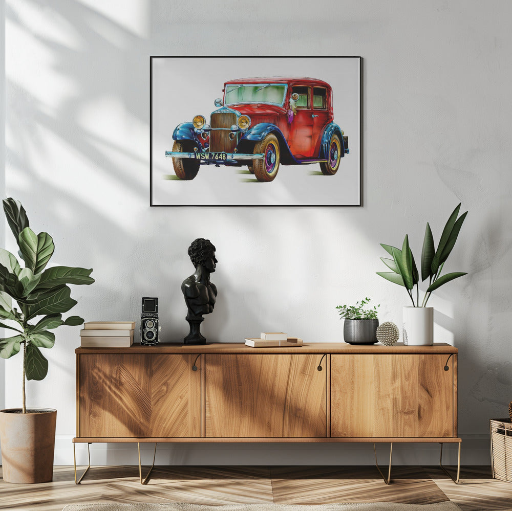Plakat - Automobile Retro 02