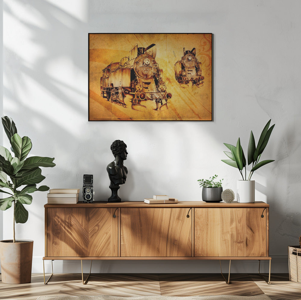 Poster - Sepia Illustration 10