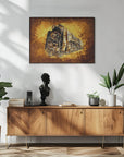 Plakat - Train - Sepia Illustration 78