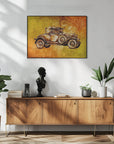 Poster - Classic Car - Sepia Illustration 81
