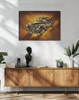 Plakat - Classic Car - Sepia Illustration 83