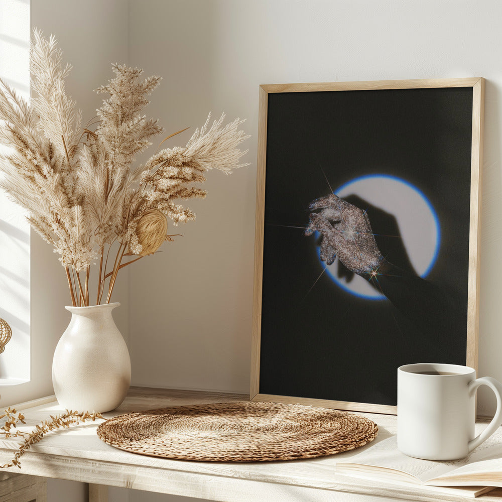 Plakat - Glitter Hand - Admen.dk