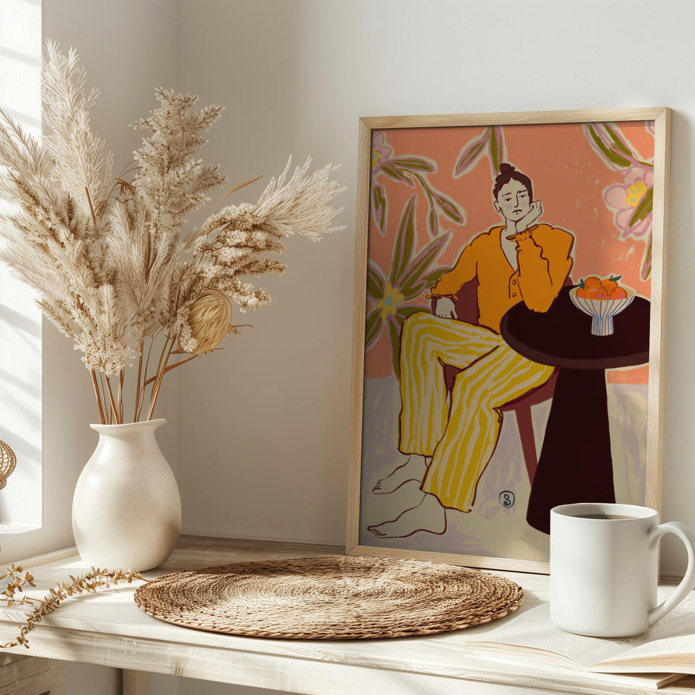 Plakat - Woman With Oranges - Admen.dk